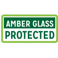 amber glass protected badge ncjrbmrt Amber Glass